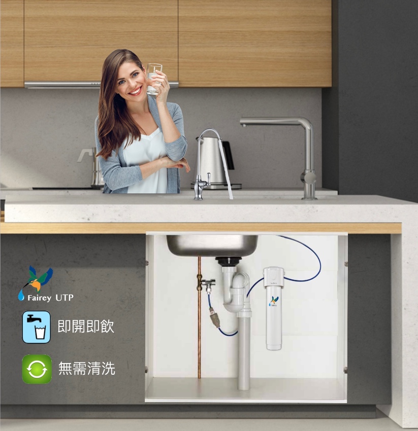 UTP配RP1枱下式濾水器